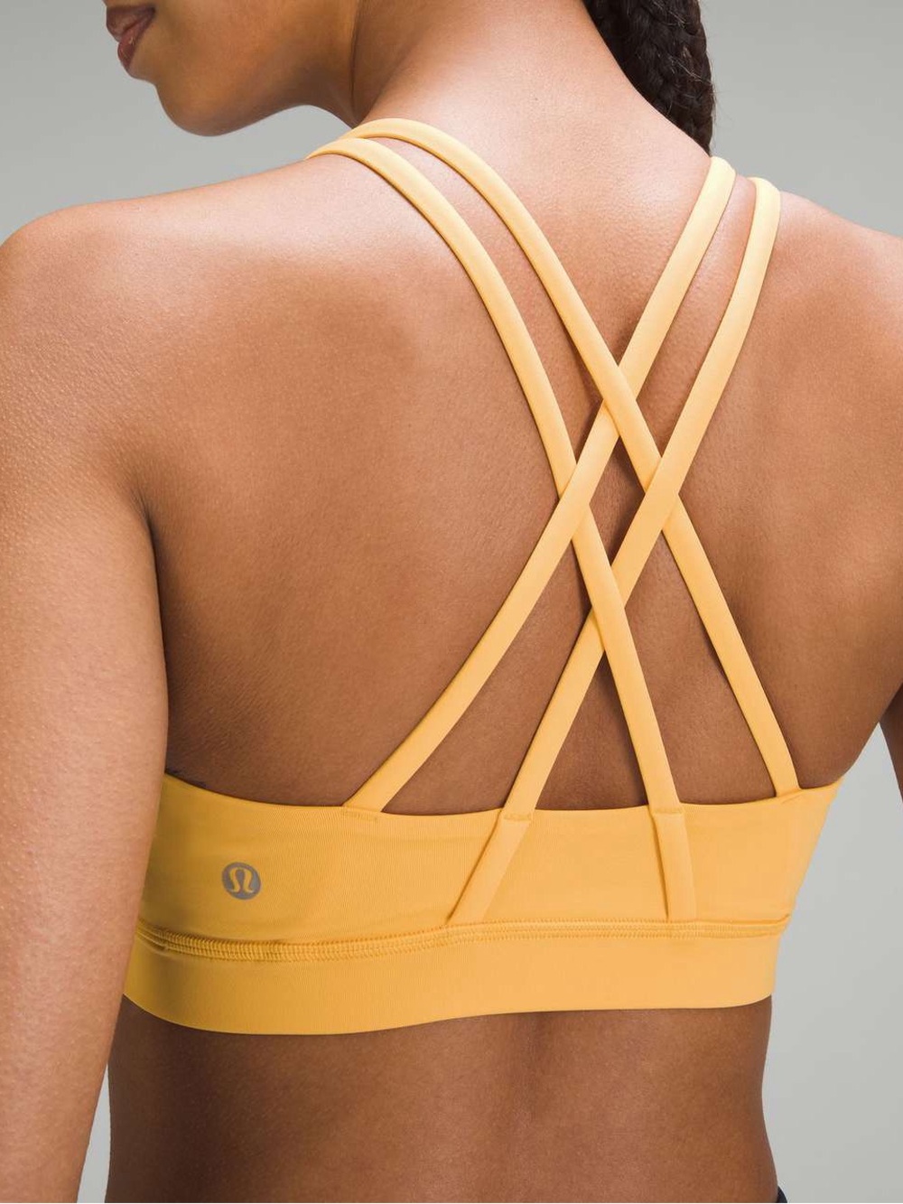 Lululemon Long-line Energy Bra - Light Orange